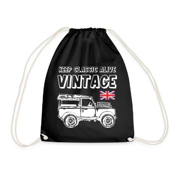 Keep_Classic_Alive_Vintage - Sac de sport léger - noir - Devant