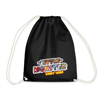Little Monster Candy Gang Halloween Feier Party - Turnbeutel - Schwarz - Vorne