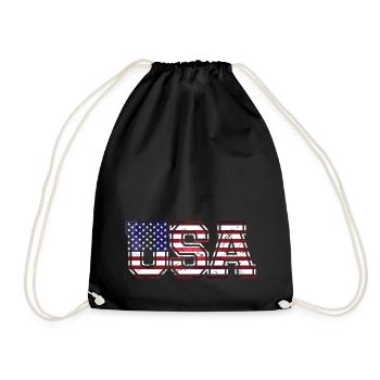 États-Unis États-Unis - Sac de sport léger - noir - Devant