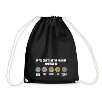 Ishihara Numbers - Voyage en Afrique - Sac de sport léger - noir - Devant
