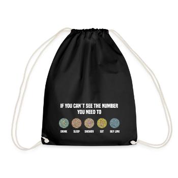 Numéros Ishihara - Acheter Chainlink - Sac de sport léger - noir - Devant