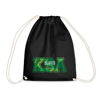 Arabie saoudite - Sac de sport léger - noir - Devant