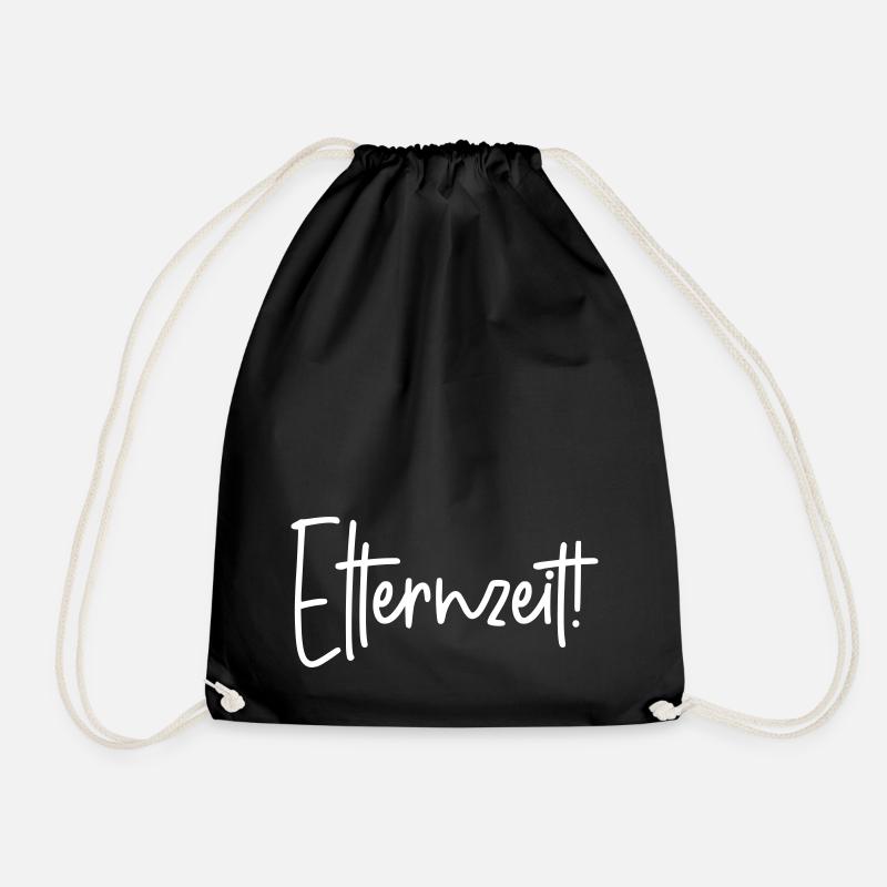 Elternzeit - Turnbeutel - Schwarz