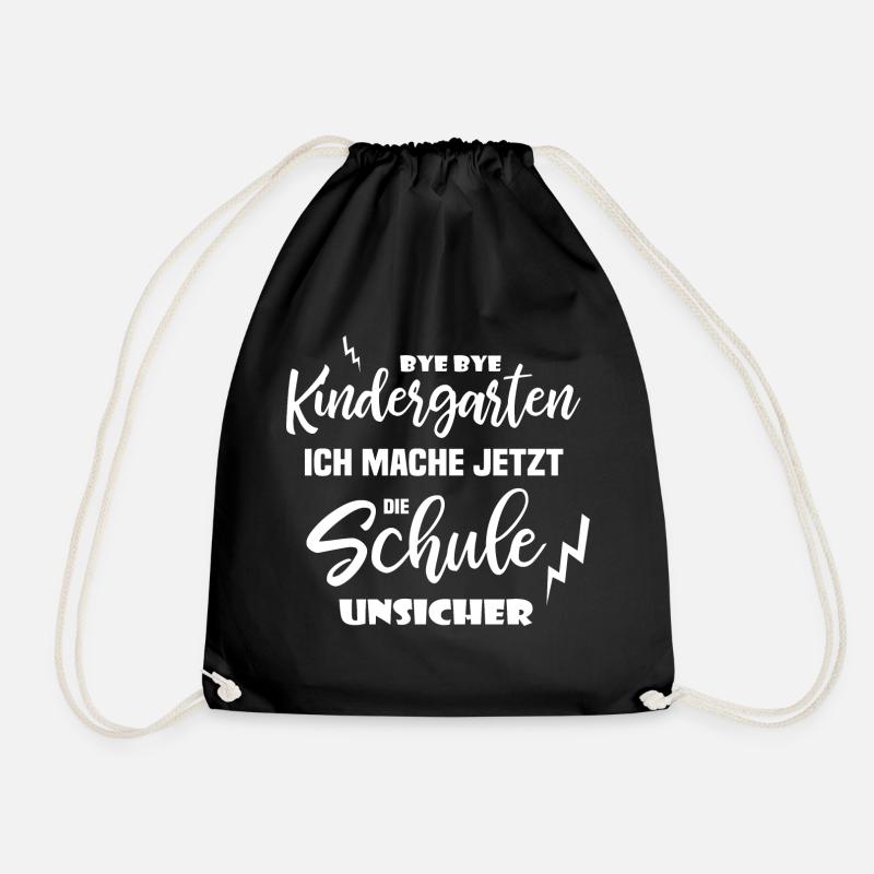 Einschulung Schuleinführung Schulkind - Turnbeutel - Schwarz