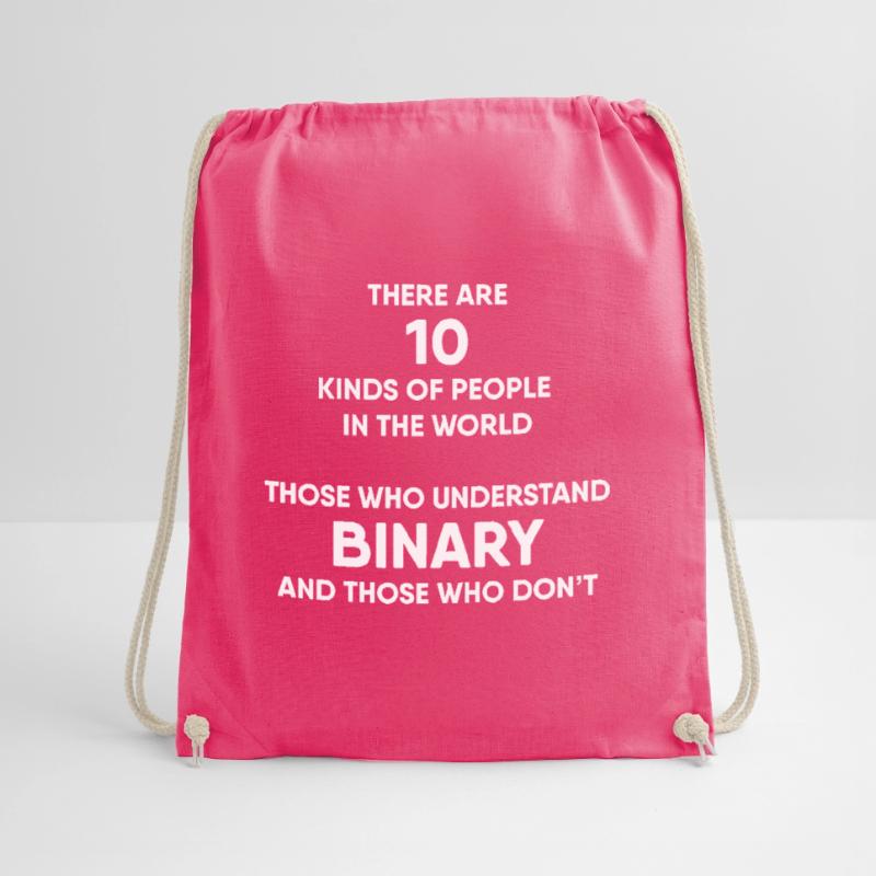 Programmer - Binary system Drawstring Bag