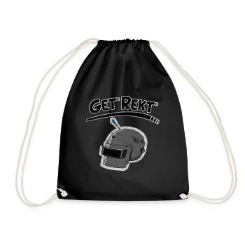 Battle Royale Chicken Dinner Floss Victory Gaming - Drawstring Bag - black - Front