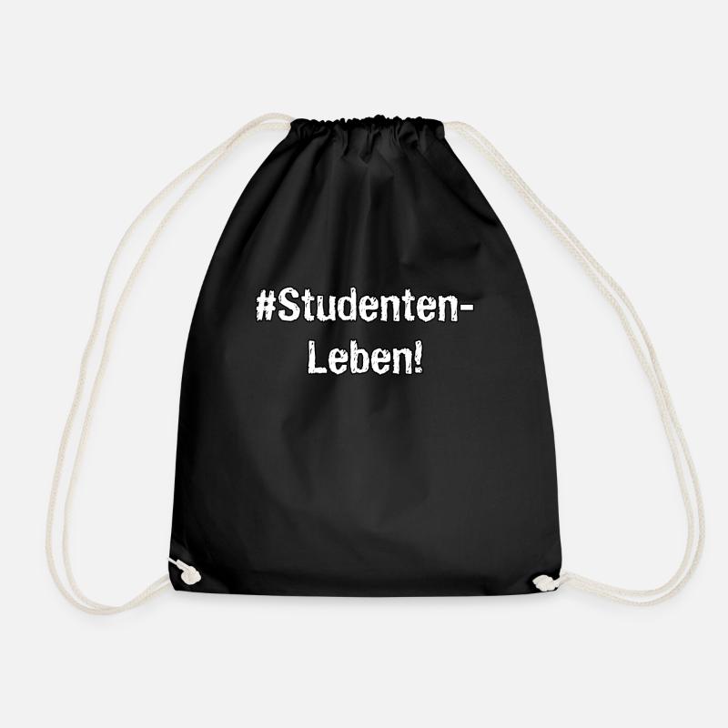 Studentenleben - Turnbeutel - Schwarz