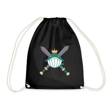 poisson - Sac de sport léger - noir - Devant