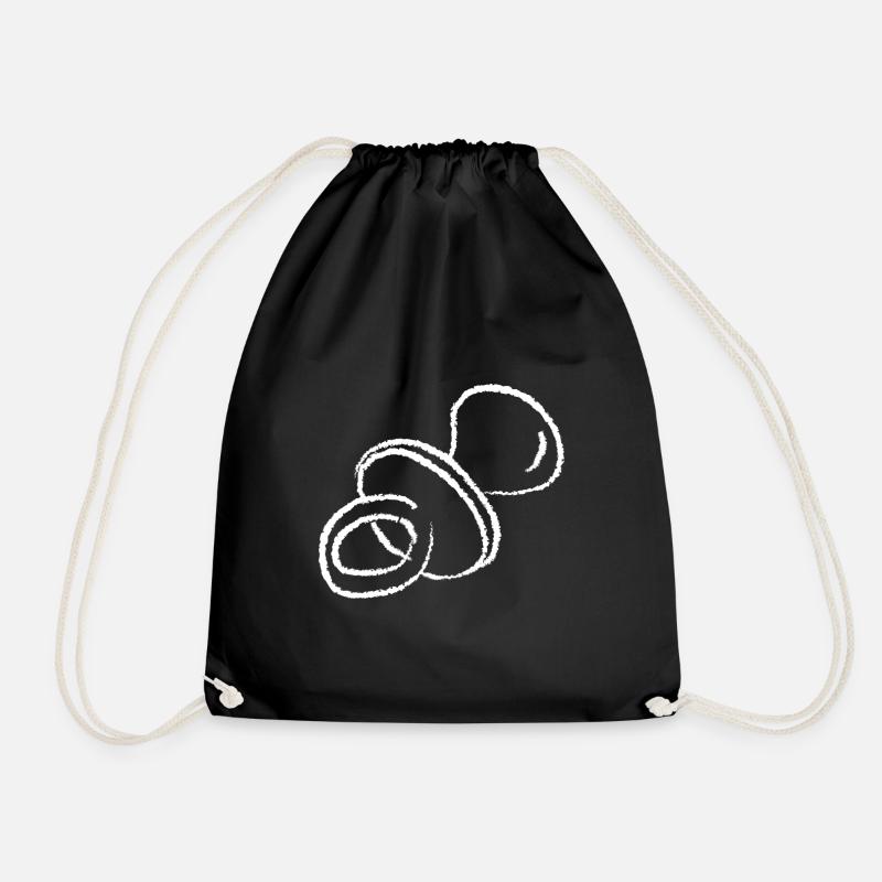 Baby Schnuller Schnulli Kind Nerd - Turnbeutel - Schwarz