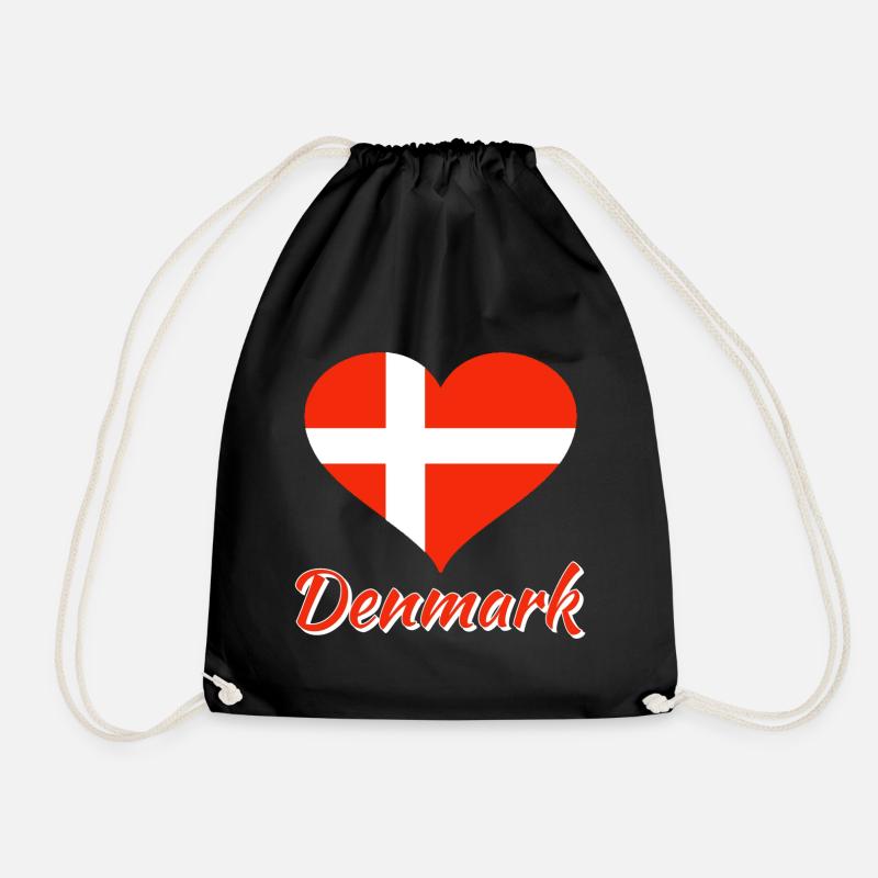 Denmark - Turnbeutel - Schwarz