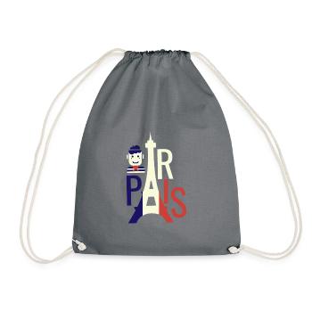City Of Romance - Drawstring Bag - grey - Front