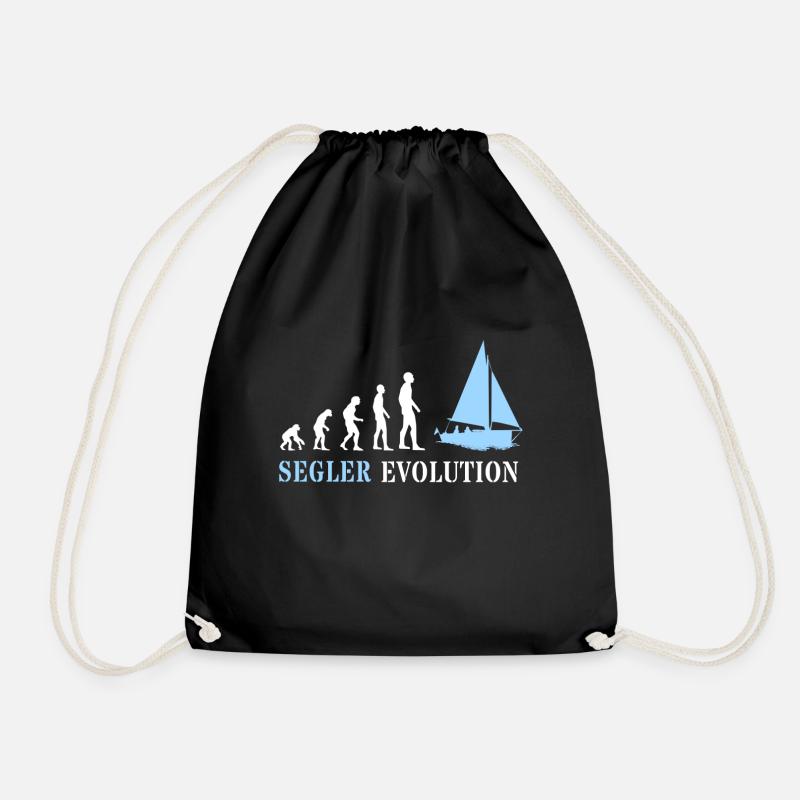 Segeln Evolution Segler Evolution - Turnbeutel - Schwarz