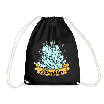 Coup de projecteur sur la géologie, cadeau de minéraux - Sac de sport léger - noir - Devant