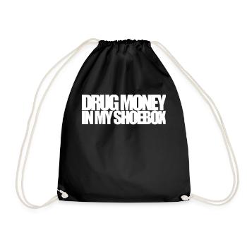 Drug Money In My Shoebox - Turnbeutel - Schwarz - Vorne