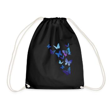 papillons - Sac de sport léger - noir - Devant