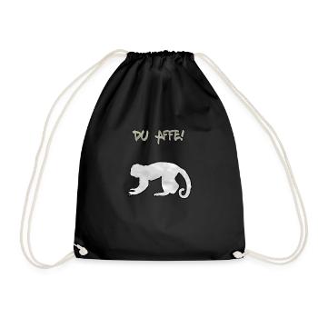Espèce de singe - Sac de sport léger - noir - Devant