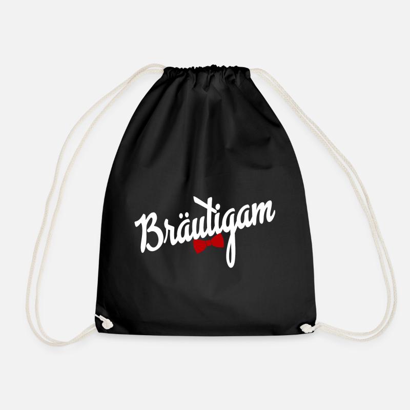 Bräutigam - Turnbeutel - Schwarz