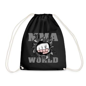 MMA poing symbole arts martiaux illustration icône logo - Sac de sport léger - noir - Devant