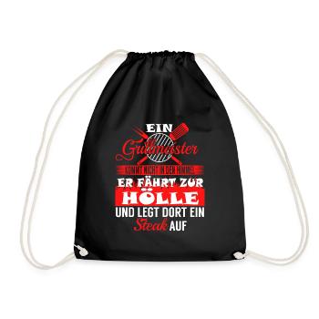 "Ein Grillmaster Kommt Nicht Dans Le Den Himmel - Sac de sport léger - noir - Devant