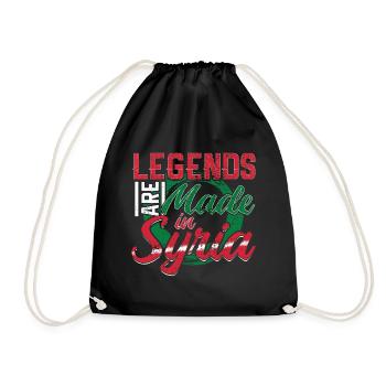 La Syrie - Sac de sport léger - noir - Devant