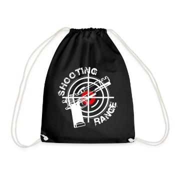 Shooting club - Drawstring Bag - black - Front