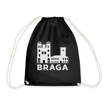 Braga Portugal vacances ville cadeau sort Cool - Sac de sport léger - noir - Devant