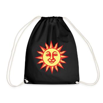 LSD Orange Sunshine 1969 - Drawstring Bag - black - Front