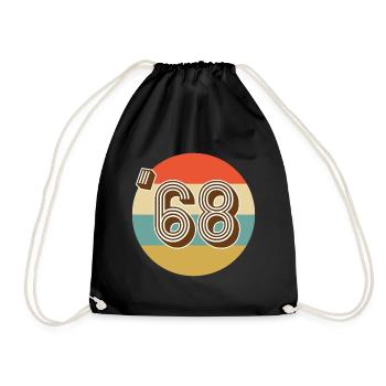 Millésime 1968 - Sac de sport léger - noir - Devant