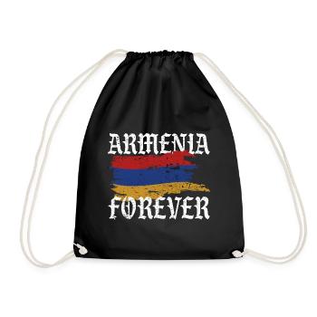 L'Arménie pour toujours - Sac de sport léger - noir - Devant
