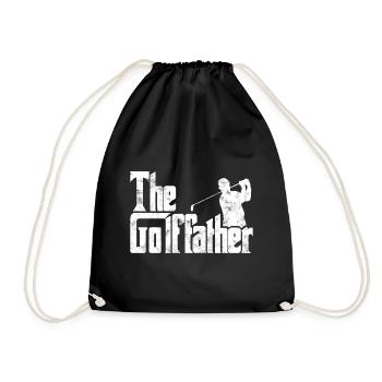 T-shirt drôle de jeu de golf du père de golf - Sac de sport léger - noir - Devant