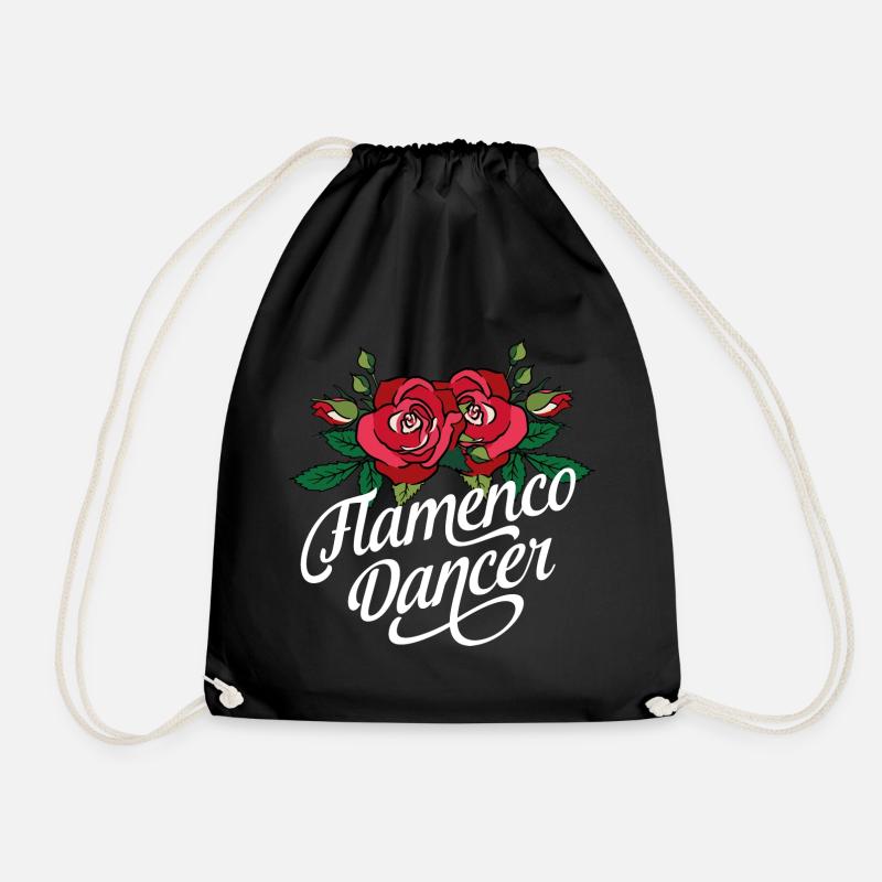 Flamenco Dancers - Drawstring Bag - black
