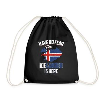 Islande - Sac de sport léger - noir - Devant