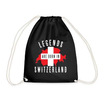 Suisse - Sac de sport léger - noir - Devant