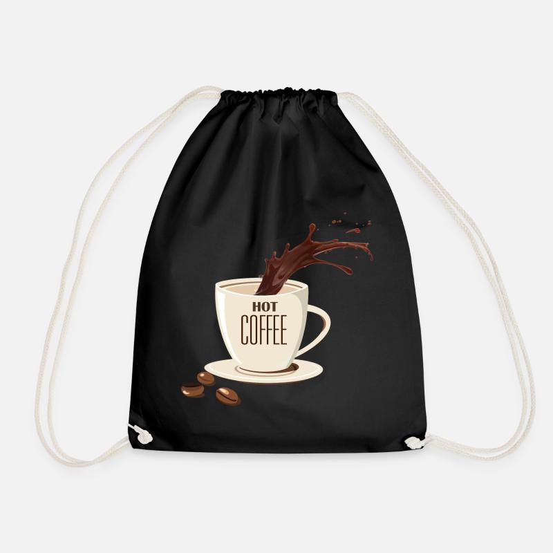 café café - Sac de sport léger - noir