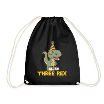 Grande chemise d'anniversaire enfant pour leur - Sac de sport léger - noir - Devant