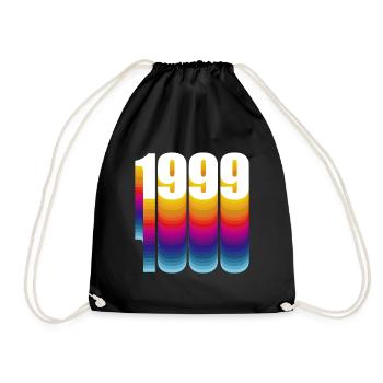 1999 Année de naissance - Sac de sport léger - noir - Devant