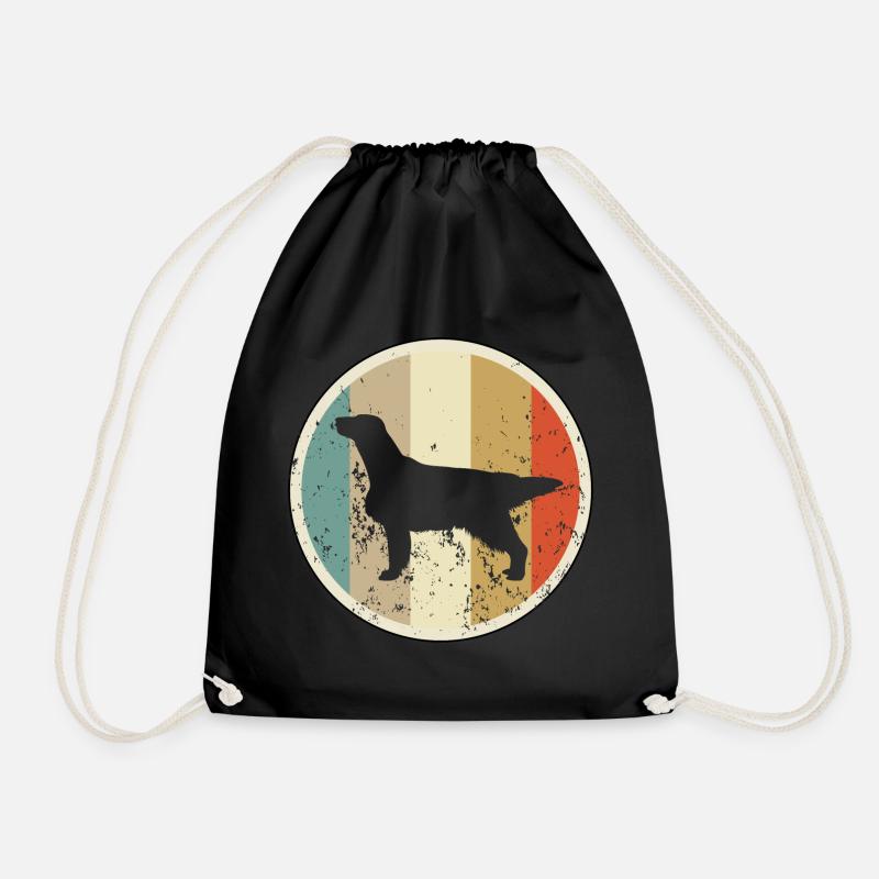 Flat Coated Retriever - Turnbeutel - Schwarz