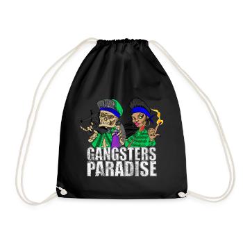 Gangsters Paradise - Turnbeutel - Schwarz - Vorne