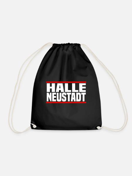 Halle Neustadt - Turnbeutel - Schwarz