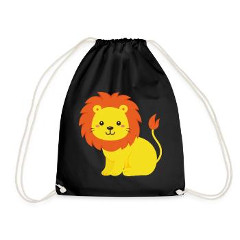 Lion - Sac de sport léger - noir - Devant