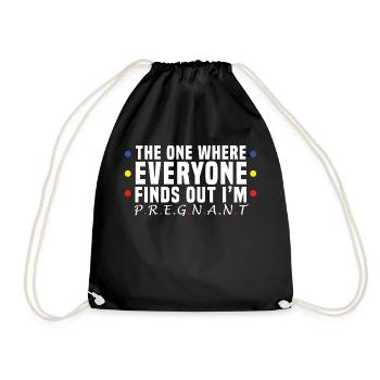 Celui où tout le monde découvre que je suis - Sac de sport léger - noir - Devant
