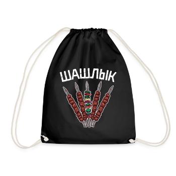 Dicton russe en russe pour les Russes de - Sac de sport léger - noir - Devant