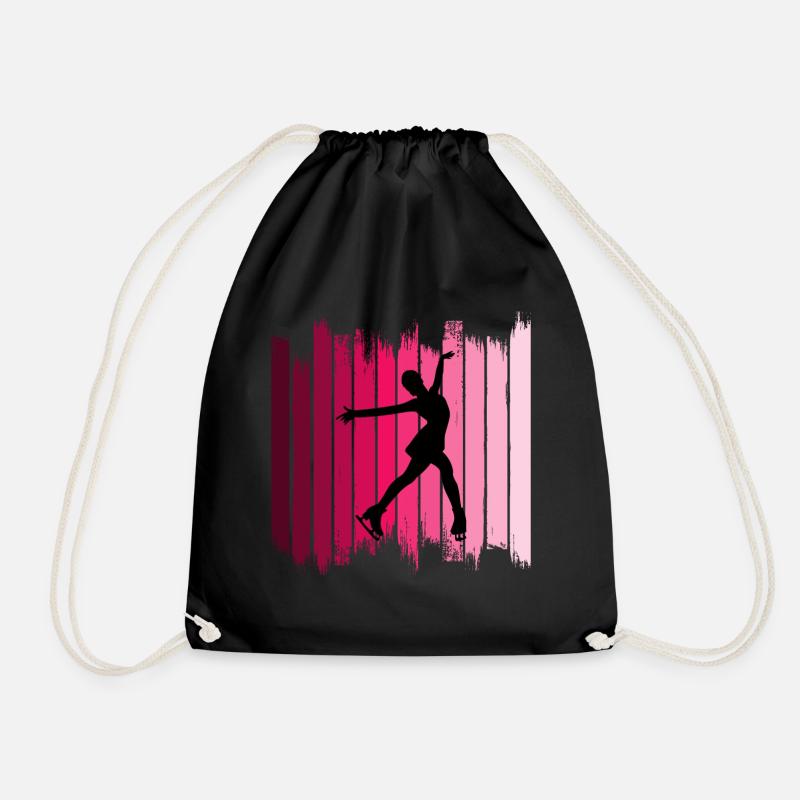 Eiskunstlauf Eiskunstlauf Schlittschuh Tanz Tänzerin Mama - Turnbeutel - Schwarz