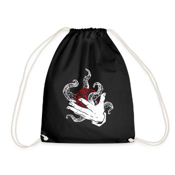 Dice Hand Tentacle W20 Jeu de société d’horreur - Sac de sport léger - noir - Devant