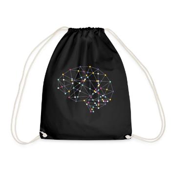 Tee-shirt intelligent pour les gens intelligents - Sac de sport léger - noir - Devant