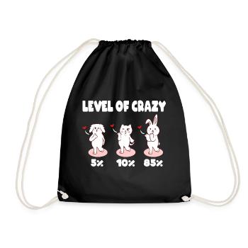 Rodent Animals Insane Percentage Collection Title - Drawstring Bag - black - Front