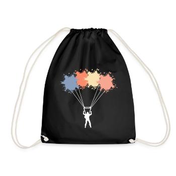 Belle chemise for the Flying T-shirt Design Plane - Sac de sport léger - noir - Devant