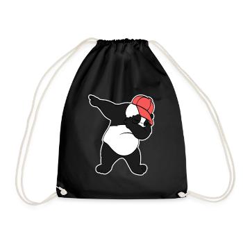 Cute Panda Swagger Dabbing Dab Tee For Animal - Turnbeutel - Schwarz - Vorne