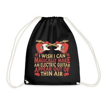 Guitare électrique Guitare électrique Guitariste Guitare - Sac de sport léger - noir - Devant