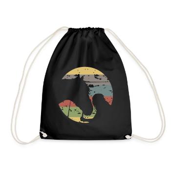 Life Is Better With Horses Design Horsing Shirt - Drawstring Bag - black - Front